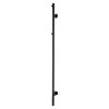 Kúpeľňový radiátor Eldo 1, 1400 mm, 30 W, oblý, elektrický, čierny, ELDO1-T-SO
