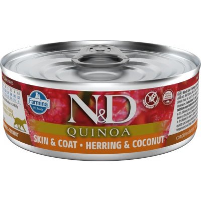 Farmina N&D cat QUINOA Herring & Coconut 80 g