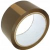 Baliaca páska hnedá 50mm x 66m (38 mikrónov), akrylové lepidlo, na dlhodobé skladovanie Kvalitná hnedá páska (50 mm x 66 m) pre domácnosť a sklad.