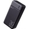 Powerbank C-tech 30000mAh, Li-Pol, 20W, USB-C/USB-A/micro USB