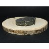 Palkar obojok z velúrovej kože pre psov 25 cm x 14 mm vojenská