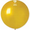 Svet balonku Guľatý metalický balónik 80 cm zlatý