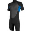 Neoprén O'Neill Reactor II 2 mm Back Zip S/S Spring black/ocean M 25/26 - Odosielame do 24 hodín