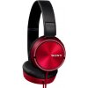 SONY sluchátka MDR-ZX310 červené