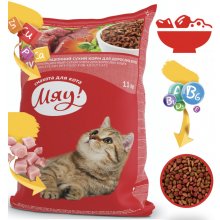 Miau! pre dospelé mačky s mäsom, ryžou a zeleninou 100 g