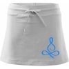 Yoga lotus modrý (Moňas) športová sukne two in one biela
