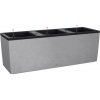 Kvetináč Lechuza Trio Stone gray 30 komplet set 100x32x34 cm