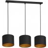 Luminex Luster na lanku ARDEN 3xE27/60W/230V čierna/zlatá LU3493 + záruka 3 roky zadarmo + záruka 3 roky zadarmo
