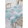 Obrus PVC 3581477, metráž, 20 m x 140 cm, patchwork zeleno-sivý, IMPOL TRADE