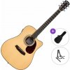 Pasadena PDC-200E SET Natural Elektroakustická gitara Dreadnought