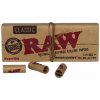 Krátke cigaretové papieriky RAW Connoisseur + predrolované filtre