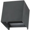 IMMAX DICE venkovní LED osvětlení nástěnné, 6W, 340lm, IP65, antracit 08510L