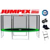 Trampolína JUMPEX SST 396 cm (4 m) Zelená s vonkajšou sieťou,