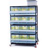 CIMUKA BYK-03-4K - Klietka pre prepelice 98x62x164 cm