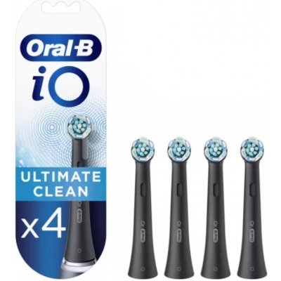 ORAL-B iO Ultimate Clean Black náhradná hlavica 4 ks