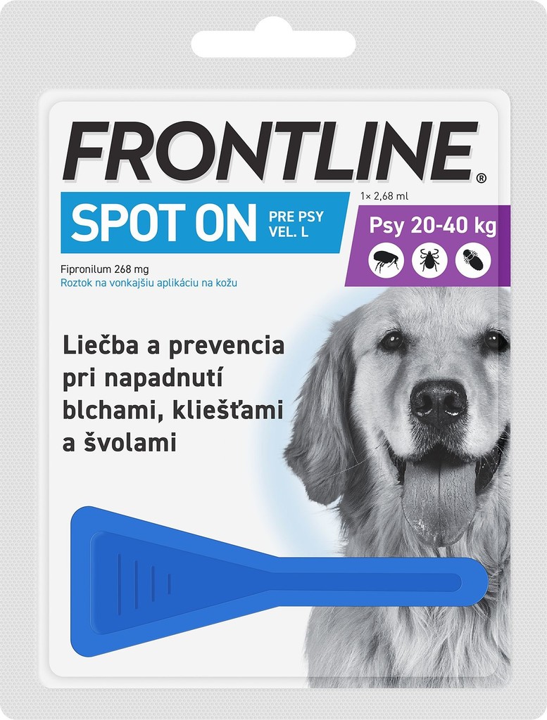Фронтлайн 20 40 купить. Фронтлайн спот он. Фронтлайн спот он 20-40. Фронтлайн спот он 40-60 кг. Frontline tri-Act для собак.