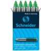 Náplň pre rollery Schneider Cartridge 852 0,6 mm/5 ks - zelená