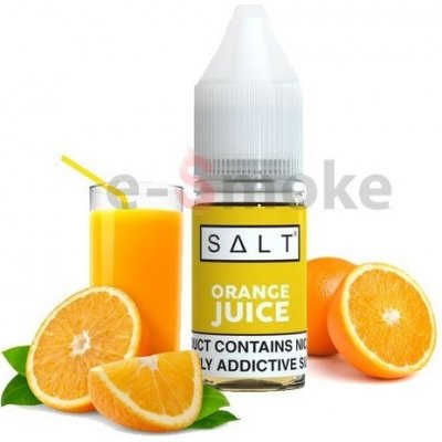 10 ml Orange Juice JUICE SAUZ SALT e-liquid, obsah nikotínu 5 mg