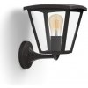 Philips Hue 8719514388512 LED vonkajšie nástenné svietidlo Inara 1x7W | E27 | 550lm | 2100K | IP44 - čierna,White