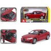Bburago Alfa Romeo Giulia 2016 Metallic červená 1:24