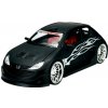 Welly MOQ Peugeot 206 tuning, mat Black 1:24