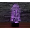 Beling Detská lampa, R2D2 model-2, 7 farebná QS275