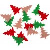 Vianočné nálepky z filcu | stromček 15 ks (vianočná dekorácia)