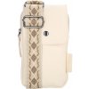 Beagles dámska crossbody taška na mobil Malaga - krémová