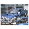 Deflektory - Protiprievanové plexi Nissan Navara Pick up D22 2001 - 2005
