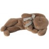 Maileg Plyšový spiaci králík Small Brown