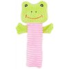 Akinu - Hračka pískacia, plyš pre šteňatá, 19 cm, žaba