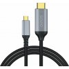 Savio Kabel USB-C na HDMI v2.0b, 3m, měděný CL-184