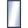 DANTIK - Zrkadlo v rámu, rozmer s rámom 50x100 cm z lišty LEDVINKA modrá (1444)