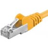 Premiumcord Patch kabel CAT6a S-FTP, RJ45-RJ45, AWG 26/7 5m, žlutá