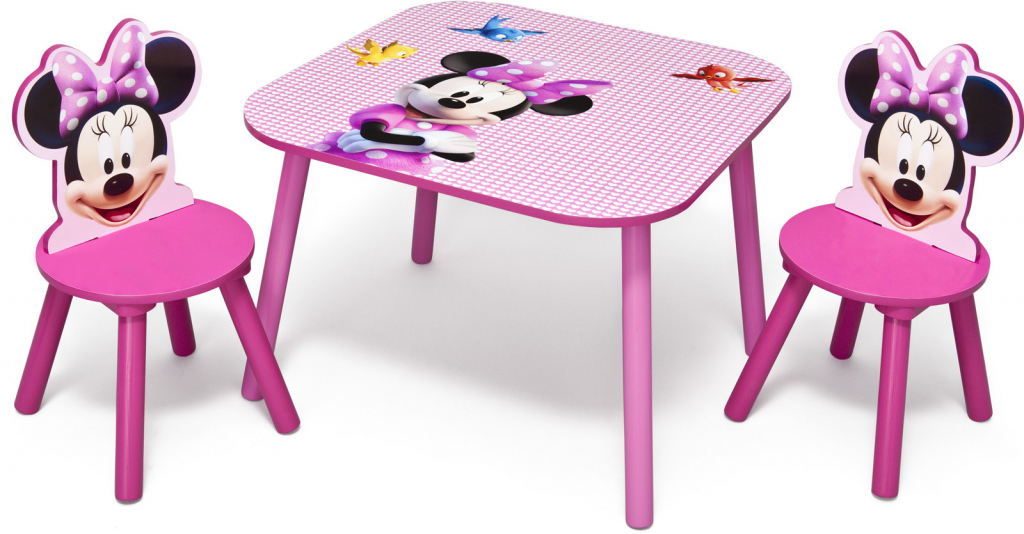 Disney Drevený stôl so stoličkami Minnie Mouse od 69,9 € - Heureka.sk