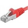 Premiumcord sp6asftp015R Patch, CAT6a S-FTP, RJ45-RJ45, AWG 26/7, 1,5m, červený