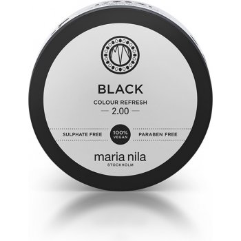 Maria Nila Colour Refresh Black 2.00 maska s farebnými pigmentami 100 ml