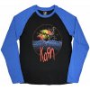 Tričko Korn - Wireframe Space, Unisex,Modrá,M