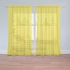Sablio Záclony Žltá 2: 2ks 150x250cm