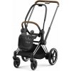 Cybex e-PRIAM 4 Frame + Seat Unit Platinum 2024 Chrome Brown