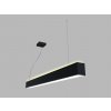 LED2 3314953 Závesné svietidlo LINO II 120 PRISMA LED 21-32W, 3000/3500/4000K, 2940-4480lm, IP20,čierna