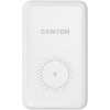 Canyon PB-1001, Powerbank, Li-Pol, 10.000 mAh, Vstup: 1x USB-C, 1x Lightning, Výstup: 1x USB-A, 1x USB-C, bezdr. nab 10W CNS-CPB1001W