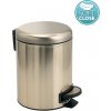Gedy POTTY odpadkový koš 3l, Soft Close, zlato mat