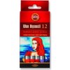 KOH-I-NOOR Wax Aqvarell 12 farieb, akvarelové 8282