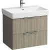Laufen Základná skrinka pod umývadlo 66,5 cm, 2 zásuvky, svetlý jilm H4023321102621