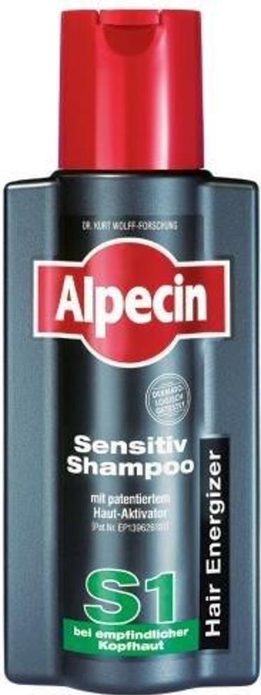 Alpecin Hair Energizer Sensitiv Shampoo S1 aktivačný šampón pre citlivú pokožku hlavy 250 ml
