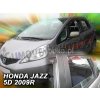 Honda Jazz 2008-2014 (so zadnými) - deflektory Heko