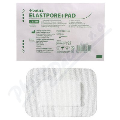 ELASTPORE+PAD náplast samolep.sterilní 5x7cm 1ks