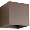 Redo 90177 VARY exteriérové ​​nástenné svietidlo POWER LED 2x6W | 781lm | 4000K | IP54 - hnedá