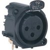 NEUTRIK NC3FAH1, panelový XLR konektor, samica, 3-pin gold